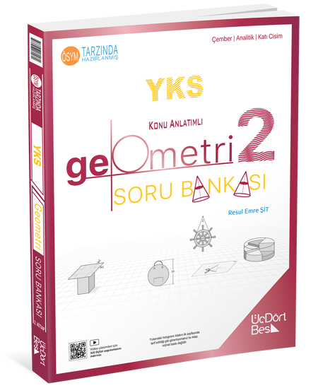 ÜçDörtBeş Yayınları Geometri 2  Konu Anlatımlı Soru Bankası *YENİ** 