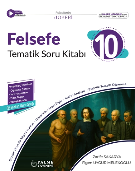 Palme 10.Sınıf Felsefe Tematik Soru Kitabı 2025-26 YENİ MÜFREDAT