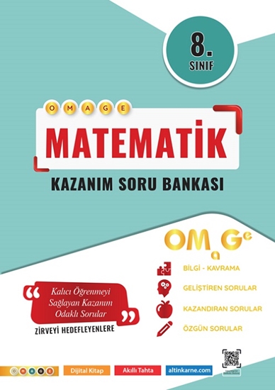 Omage/Kolay Seri 8. Sınıf Omage  Kazanım Matematik Soru Bankası