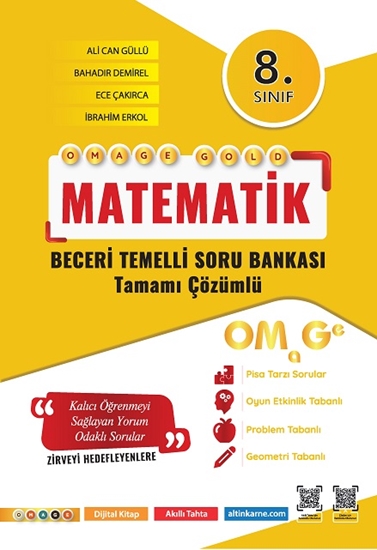 Omage/Kolay Seri 8. Sınıf Omage Gold Matematik Soru Bankası
