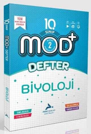 PARAF 10. Sınıf Biyoloji MOD Konu Anlatımlı Defter 2025-26 YENİ MÜFREDAT