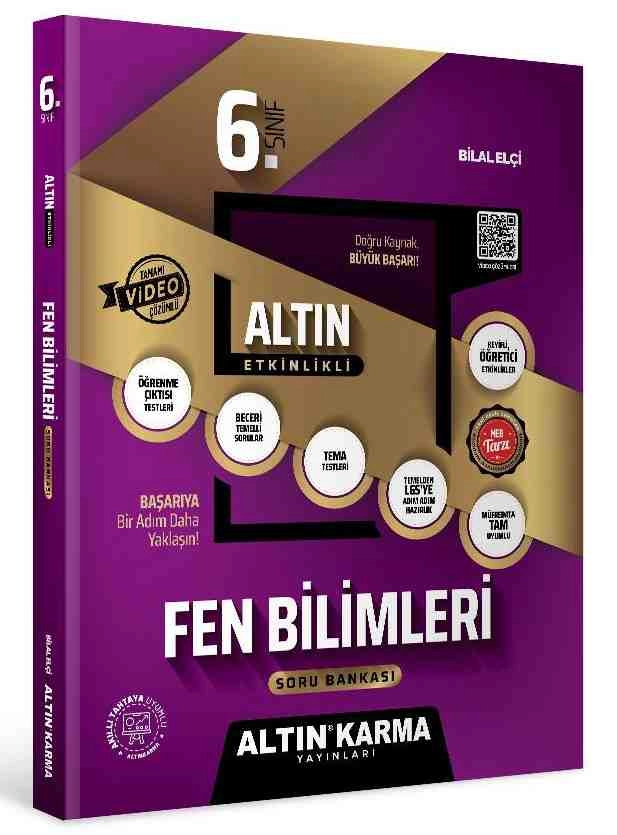 Altın Karma 6.Sınıf Fen Bilimleri Altın Etkinlikli Kazan 2025-26