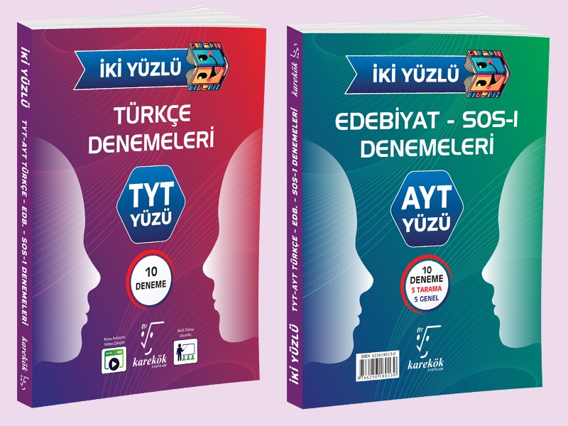 İKİ YÜZLÜ TYT AYT TÜRKÇE - EDEBİYAT DENEMELERİ **YENİ**2025