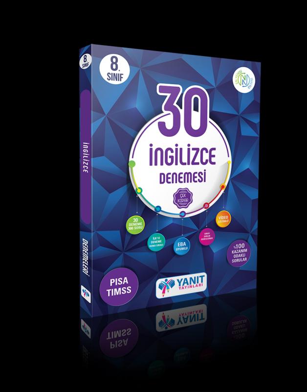 YANIT 8. SINIF 30 İNGİLİZCE DENEMESİ VİDEO ÇÖZÜMLÜ