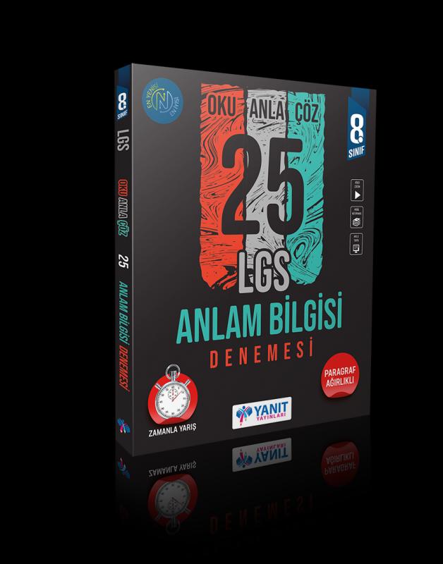 YANIT 8. SINIF ANLAM BİLGİSİ 25 DENEME