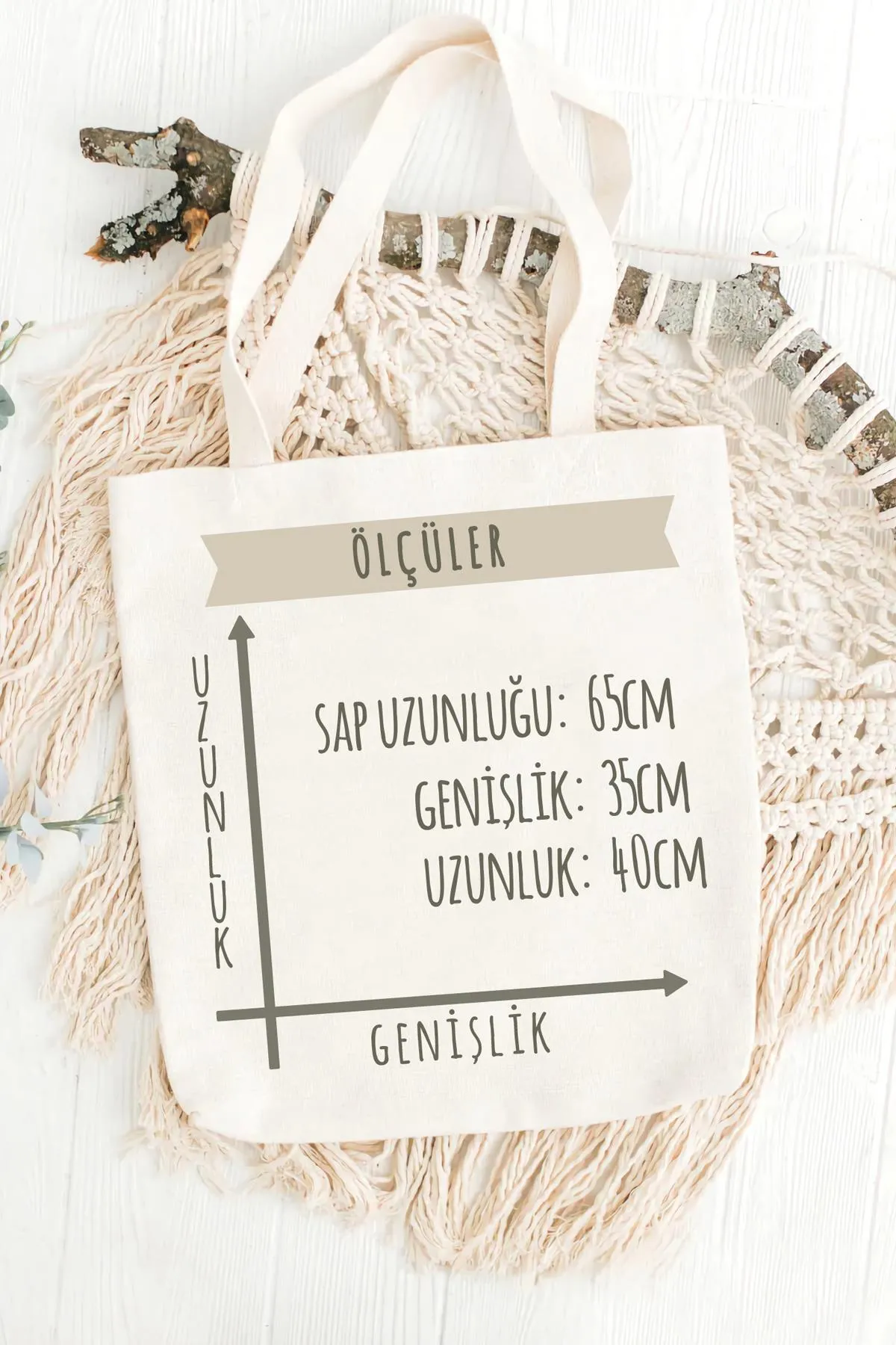 Çınar Bez Çanta Kanvas Uzaylı Galata Baskılı Bez Çanta