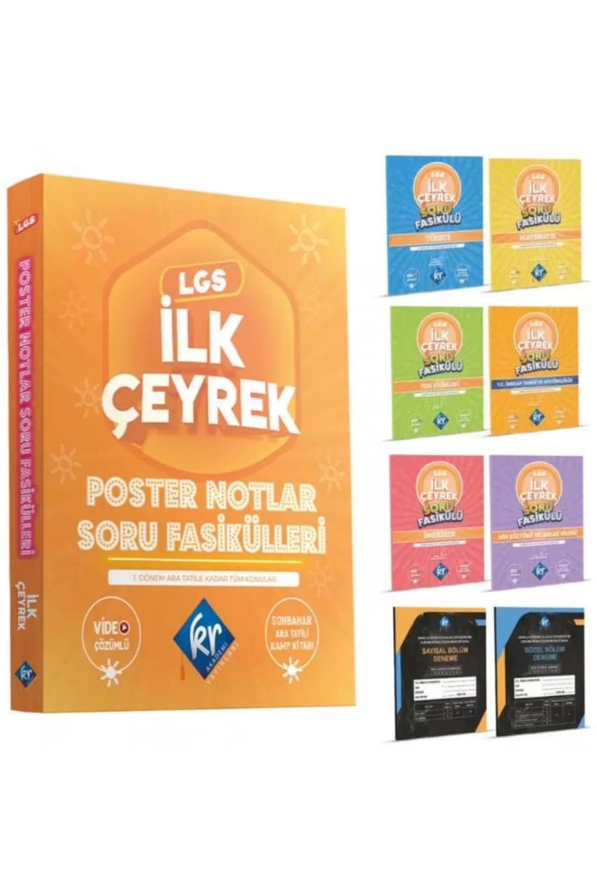 KR AKADEMİ LGS İlk Çeyrek Poster Notlar Soru Fasikülleri