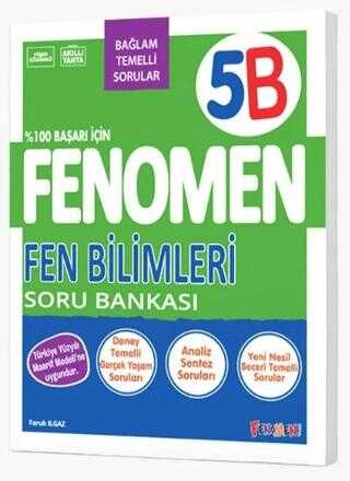 Fenomen Okul Yayınları 5. Sınıf Fen Bilimleri B Soru Bankası 2026-2027 **YENİ**