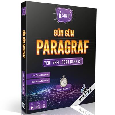 Strateji 6.Sınıf Gün Gün Paragraf Soru Bankası