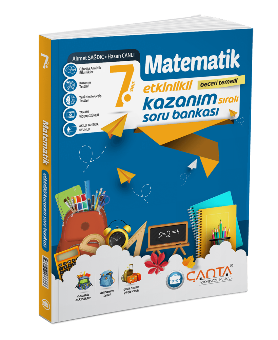 ÇANTA 7. Sınıf Matematik Etkinlikli Kazanım Soru Bankası