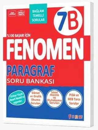 Fenomen Okul Yayınları 7. Sınıf Paragraf Fenomen Soru Bankası 2026-2027 **YENİ**