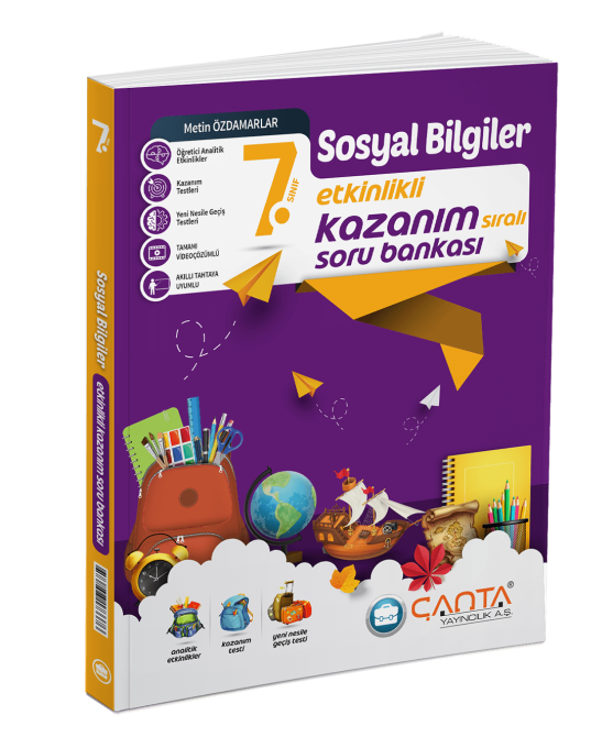 ÇANTA 7. Sınıf Sosyal Bilgiler Etkinlikli Kazanım Soru Bankası