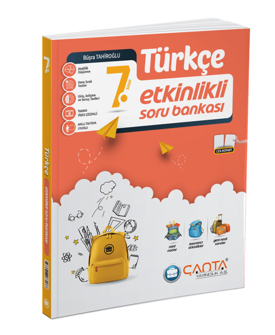 ÇANTA 7. Sınıf Türkçe Etkinlikli Kazanım Soru Bankası