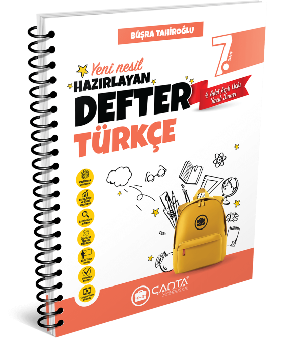 ÇANTA 7. Sınıf Türkçe Hazırlayan Defter