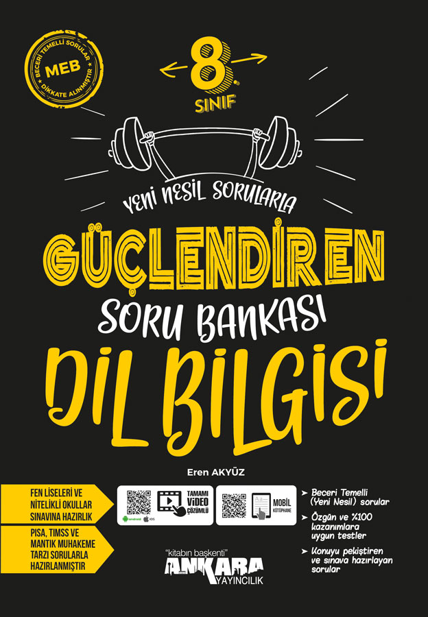 Ankara 8.Sınıf Dil Bilgisi  Soru Bankası