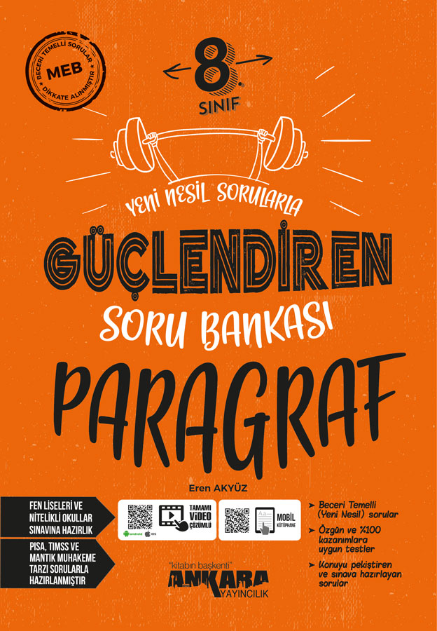 Ankara 8.Sınıf Paragraf  Soru Bankası