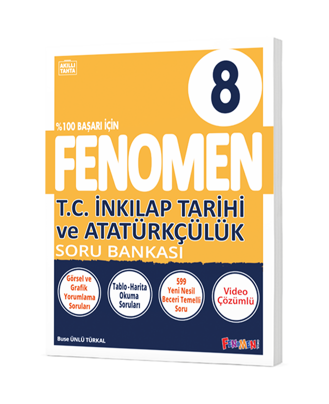 Fenomen 8 İnkılap Tarihi Ve Atatürkçülük Soru Bankası