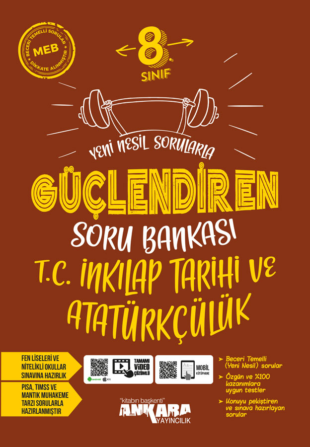 Ankara 8.Sınıf T.C İnkılap Tar. Ve Atatürkçülük Soru Bankası