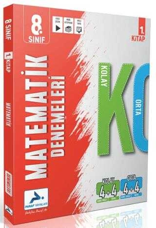 Paraf 8. Sınıf Matematik Kolay Orta Branş Deneme - 1. Kitap