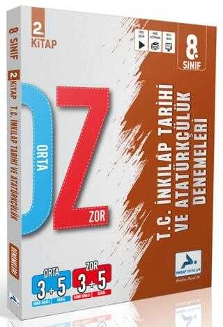 Paraf 8. Sınıf T.C. İnkılap Tarihi ve Atatürkçülük Orta Zor Branş Deneme - 2. Kitap