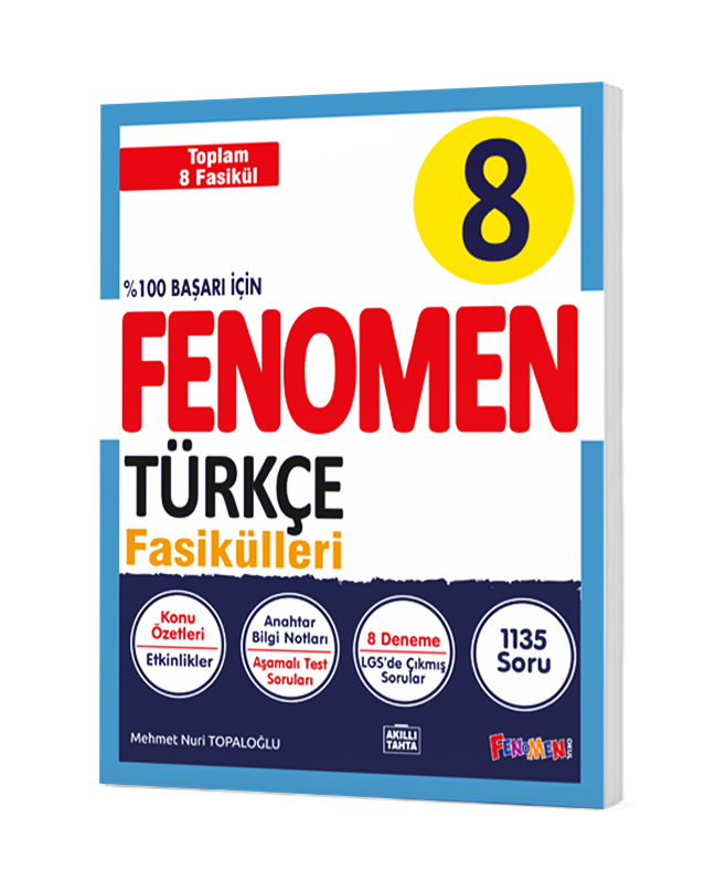 Fenomen 8 Türkçe Fasikülleri (Toplam 8 Fasikül)