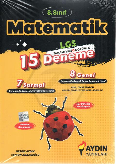 Aydın LGS 8 . Sınıf Matematik 15 Deneme