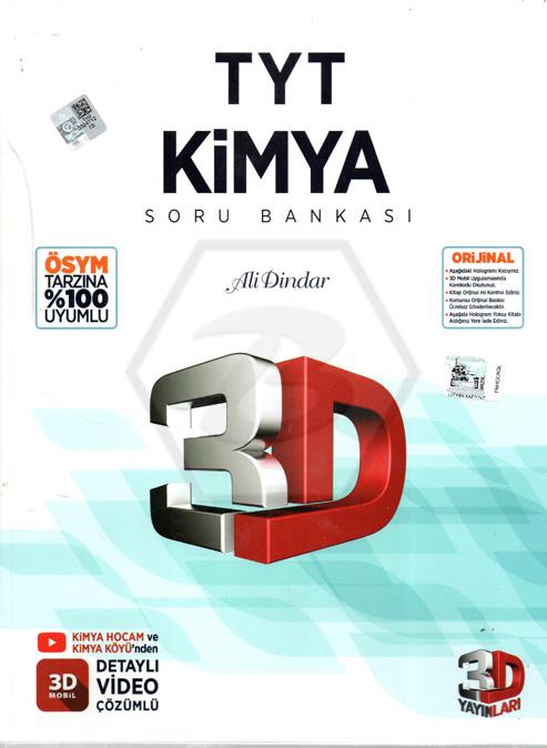 Tyt 3D Kımya Soru Bankası