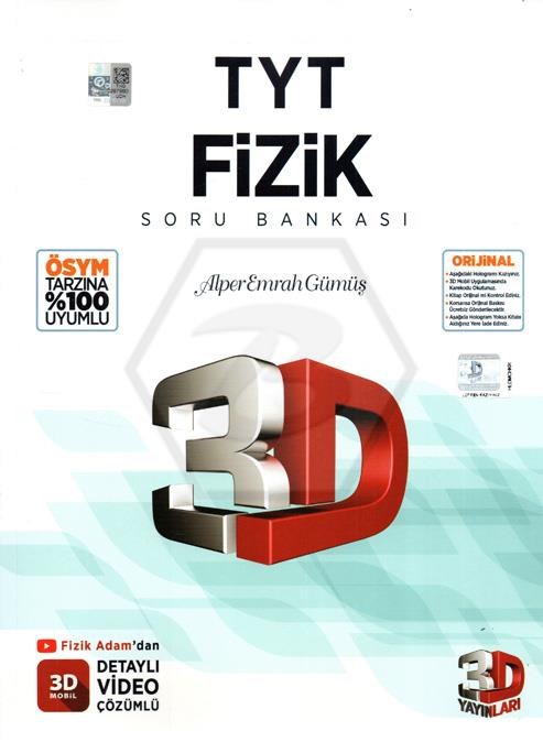 Tyt 3D Fızık Soru Bankası