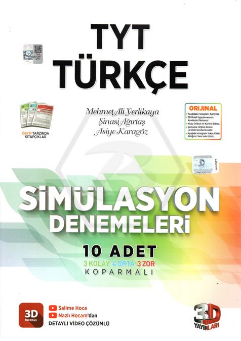 Tyt 3D Sım. Turkce Denemelerı
