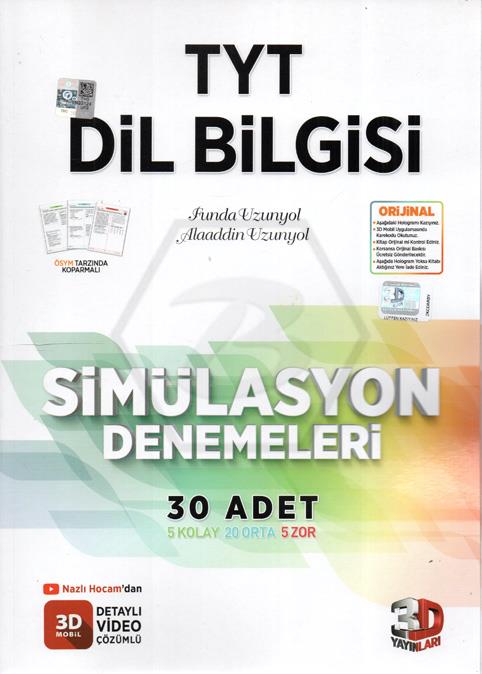 Tyt 3D Sım. Dılbılgısı Denemelerı