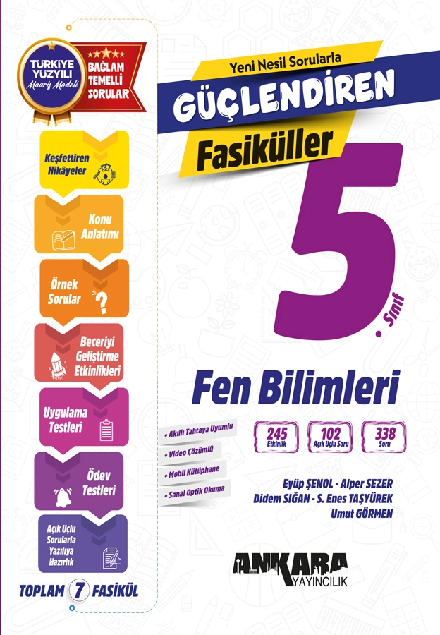 ANKARA  5.SINIF FEN BİLİMLERİ FASİKÜL KONU ANLATIM