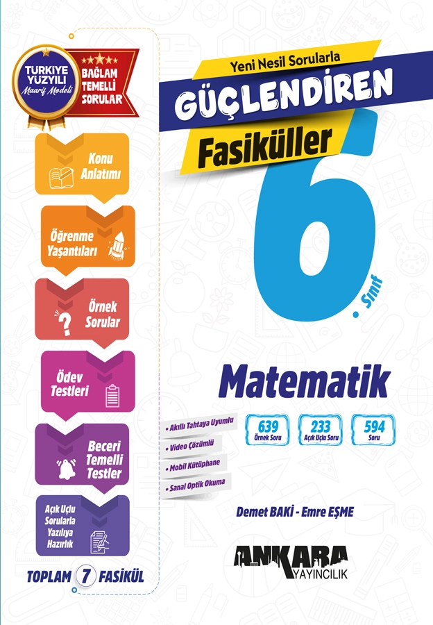 ANKARA  6. SINIF MATEMATİK FASİKÜL KONU ANLATIM