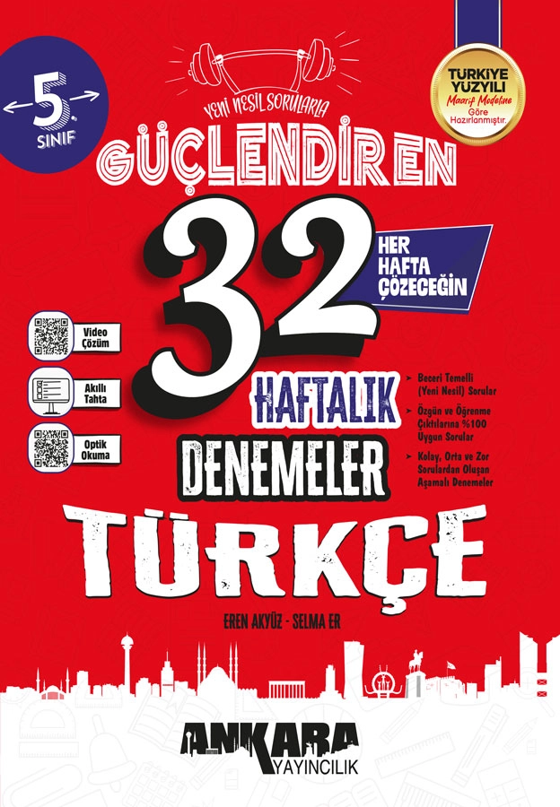 ANKARA  5.SINIF TÜRKÇE 32 HAFTA KAZ. DENEME