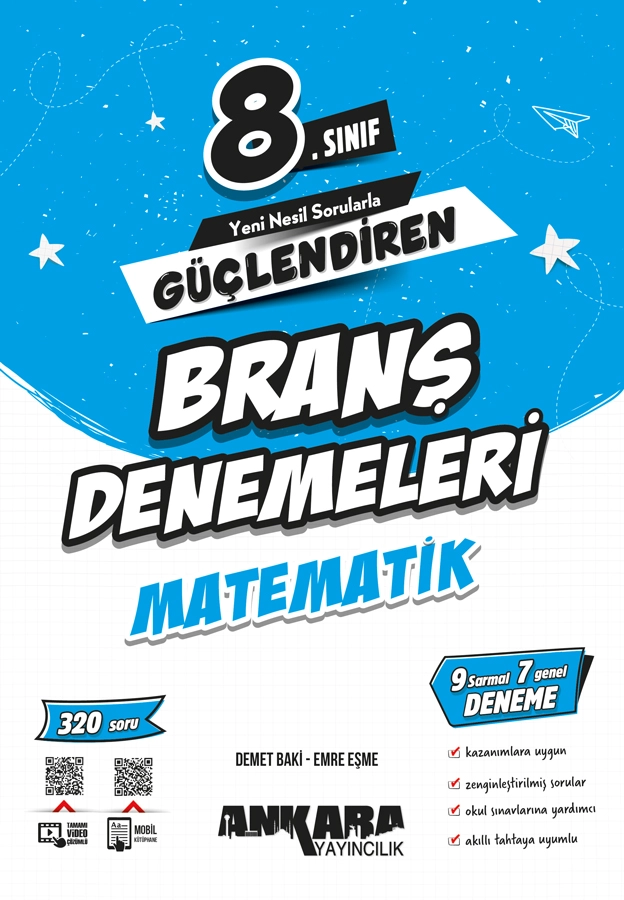 ANKARA  8.SINIF MATEMATİK BRANŞ DENEME