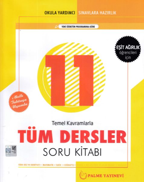 Palme 11.Sınıf Tüm Dersler Soru (Eşit Ağırlık)
