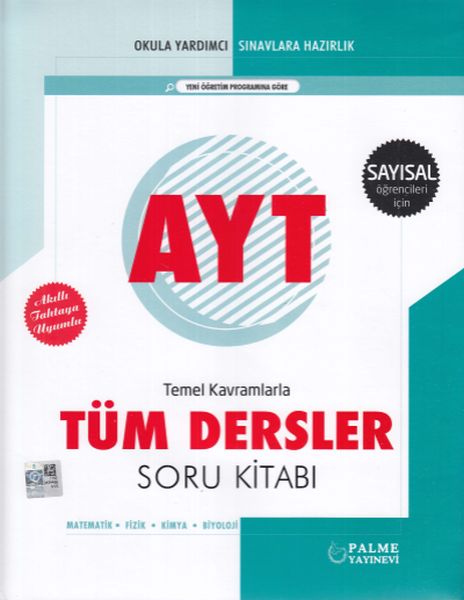 Palme Yks Ayt Tüm Dersler Soru Kitabı (Sayısal)