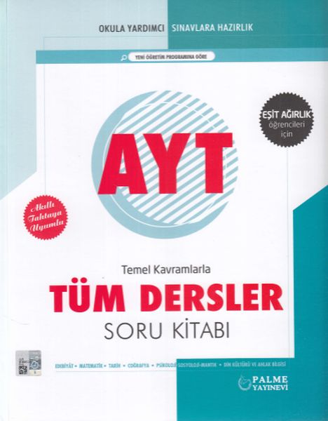 Palme Yks Ayt Tüm Dersler Soru Kitabı (Eşit Ağırlık)