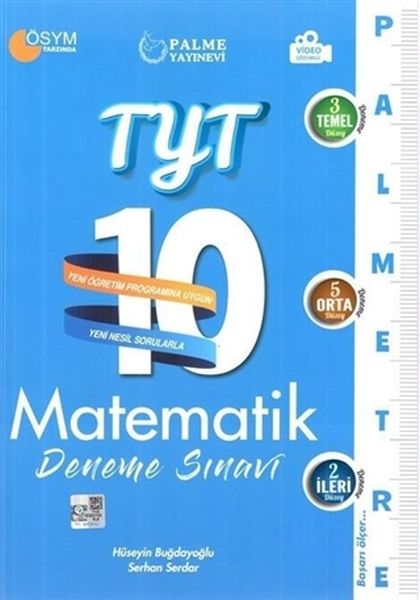Palmetre Yks Tyt Matematik 10 Deneme Video Çözümlü **