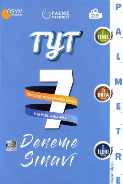 Palmetre Yks Tyt 7 Deneme Video Çözümlü **