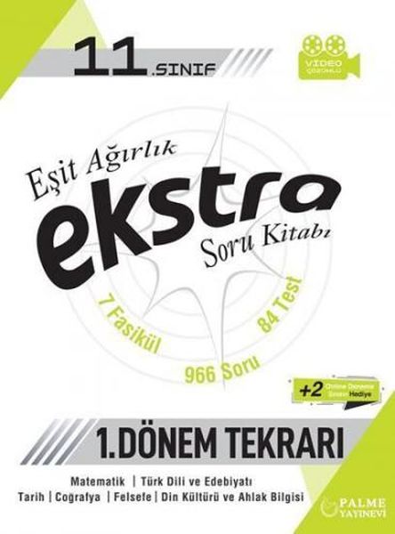 Palme 11.Sınıf Ekstra Soru Kitabı Eşit Ağırlık  ( 1.Dönem )