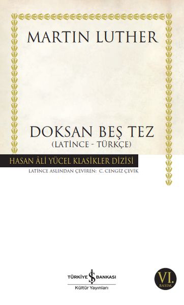 Doksan Beş Tez Hasan Ali Yücel Klasikleri