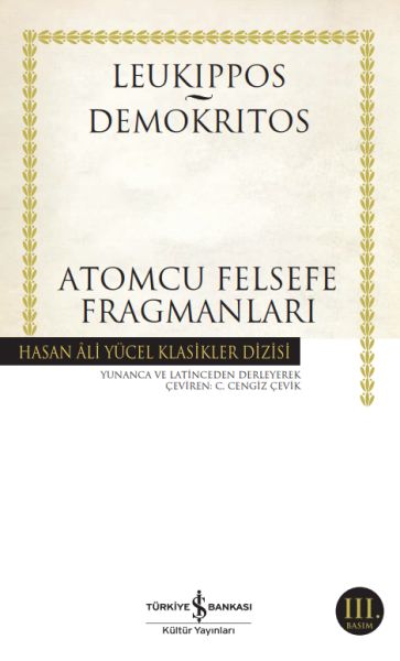 Atomcu Felsefe Fragmanları Hasan Ali Yücel Klasikleri