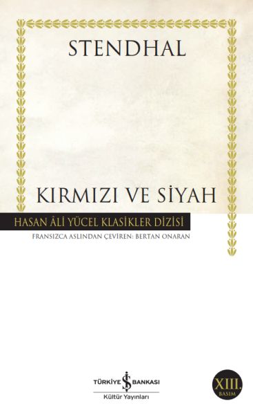 Kırmızı ve Siyah Hasan Ali Yücel Klasikleri
