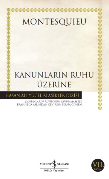 Kanunların Ruhu Üzerine Hasan Ali Yücel Klasikleri