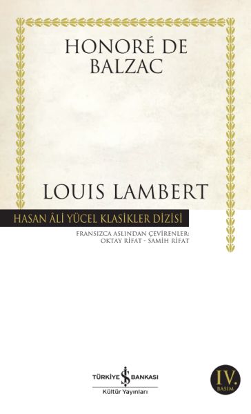 Louis Lambert Hasan Ali Yücel Klasikleri