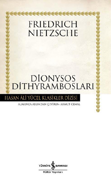 Dionysos Dithyrambosları Hasan Ali Yücel Klasikleri Ciltli