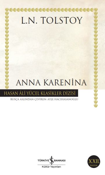 Anna Karenina Hasan Ali Yücel Klasikleri