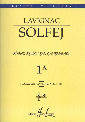 Lavignac 1A Solfej Piyano Eşlikli Şan Çalışmaları