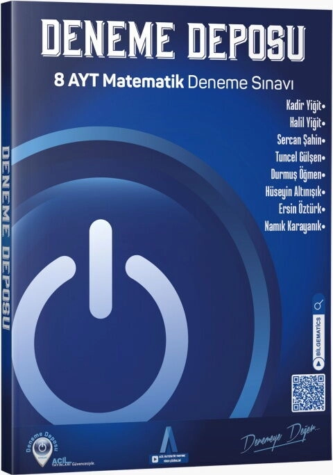 DENEME DEPOSU YKS AYT 8 Lİ DENEME MATEMATİK- 2026
