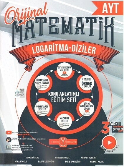 ORİJİNAL YKS AYT KA.SB. LOGARİTMA DİZİLER -2025-26
